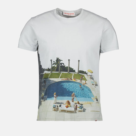 Pacifico T-Shirt, Orlebar Brown, luxury menswear, tropical print T-shirt, high-end fashion