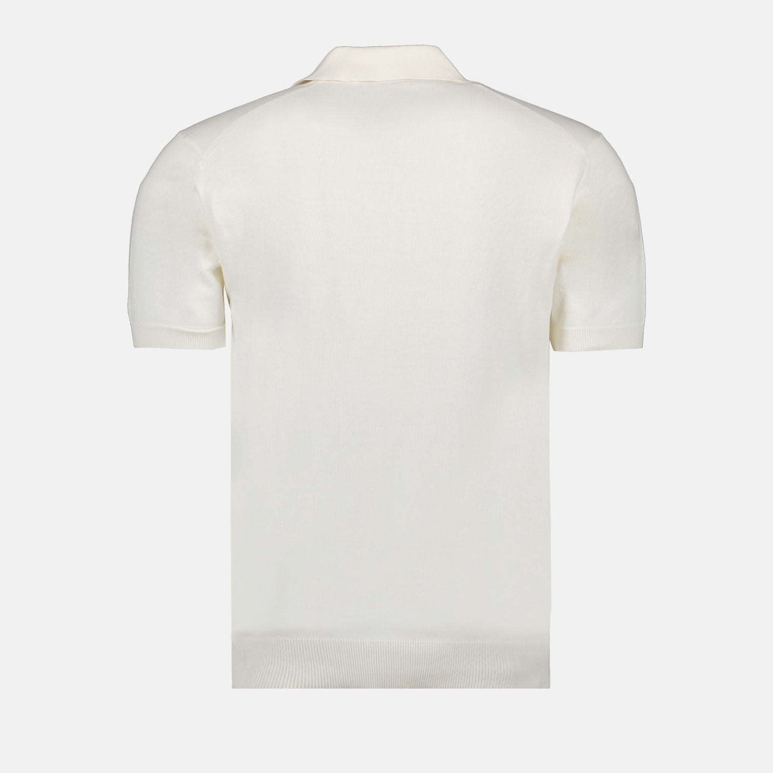 White Polo Shirt, Orlebar Brown, Luxury Polo, Elegant Polo, Men’s Designer Clothing