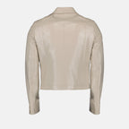 Veste en Vinyle Beige