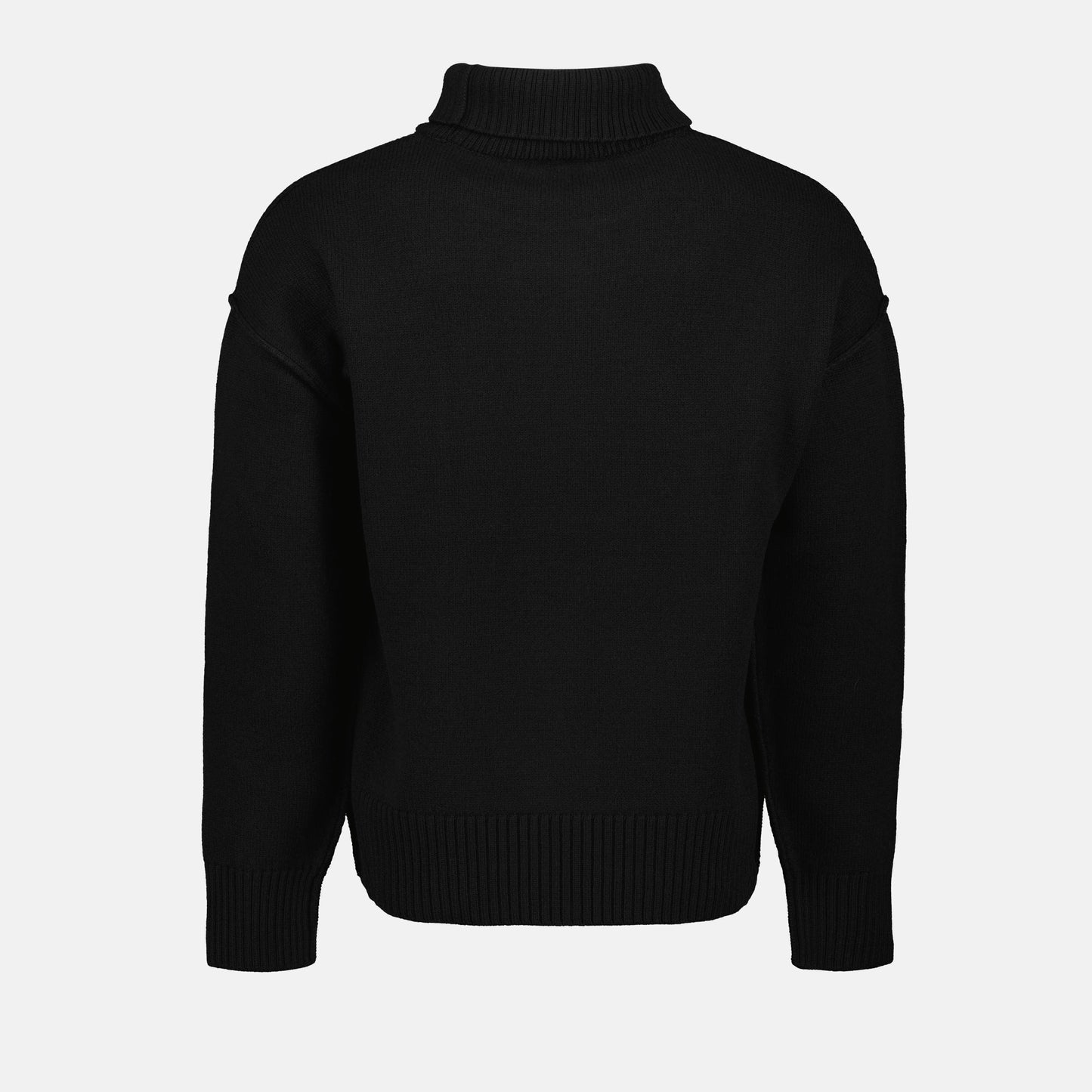 Oversized turtleneck, Black turtleneck, AMI Paris, Wool turtleneck, Luxury winterwear