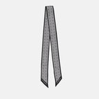 Givenchy silk bandeau, 4G print scarf, luxury accessories, black and white bandeau, designer silk scarf