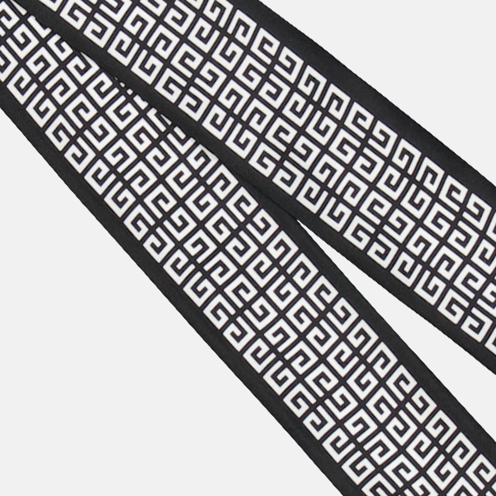 Givenchy silk bandeau, 4G print scarf, luxury accessories, black and white bandeau, designer silk scarf