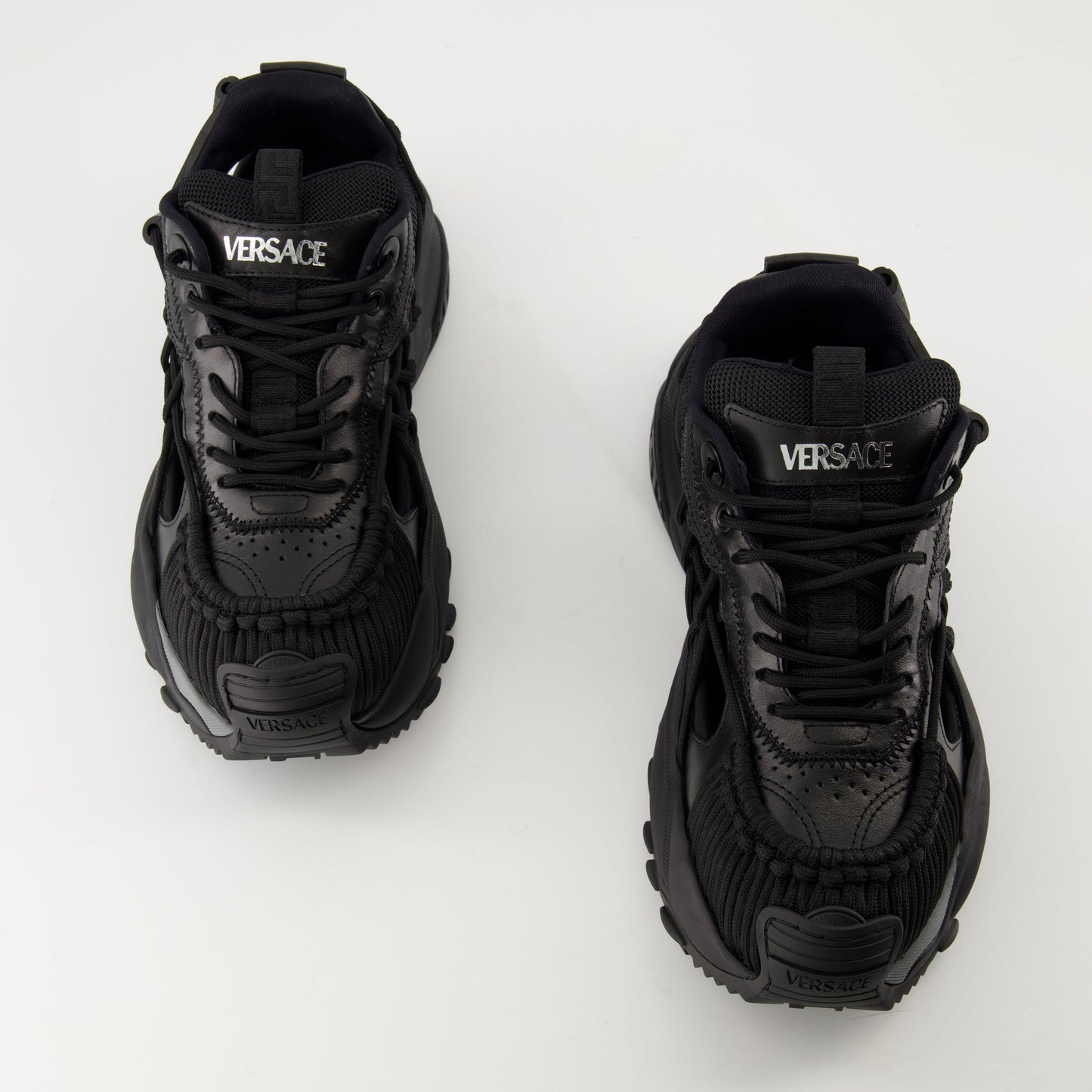 Versace sneakers, Mercury M_VS_01, black footwear, chic sneakers, designer footwear