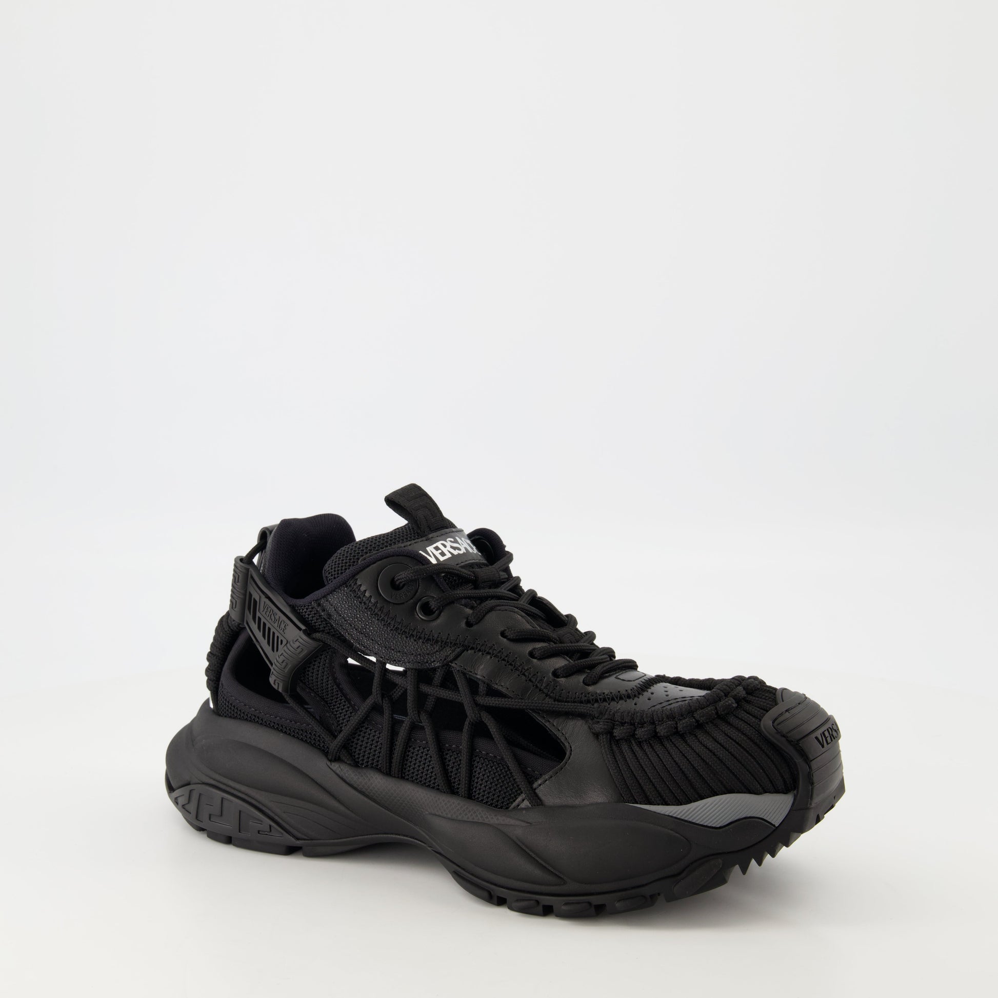 Versace sneakers, Mercury M_VS_01, black footwear, chic sneakers, designer footwear