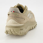 Image of Trailgrip Beige Sneakers by Moncler for Men - Season Spring-Summer 2025 - Top Detail View