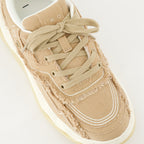 Image des baskets en toile Wave par Iro pour femmes - Saison Printemps-Été 2025 - Vue de détail supérieure