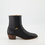 Bild der Pat Cuir Stiefel von Valentino Garavani für Männer - Saison Frühling-Sommer 2025 - Rechte Seitenansicht