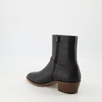 Bild der Pat Cuir Stiefel von Valentino Garavani für Männer - Saison Frühling-Sommer 2025 - Detailansicht von oben