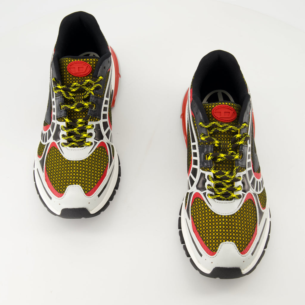 디젤 남성용 S-Pro-V-Dense 스니커즈 이미지 - 시즌 봄-여름 2025 - 앞쪽 오른쪽 3/4 보기