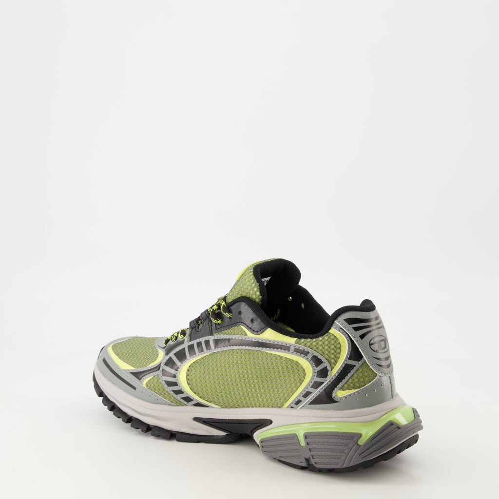 ディーゼルの男性用S-Pro-V-Denseグリーン-グレーのスニーカーの画像 - シーズン春夏2025 - 上部の詳細図