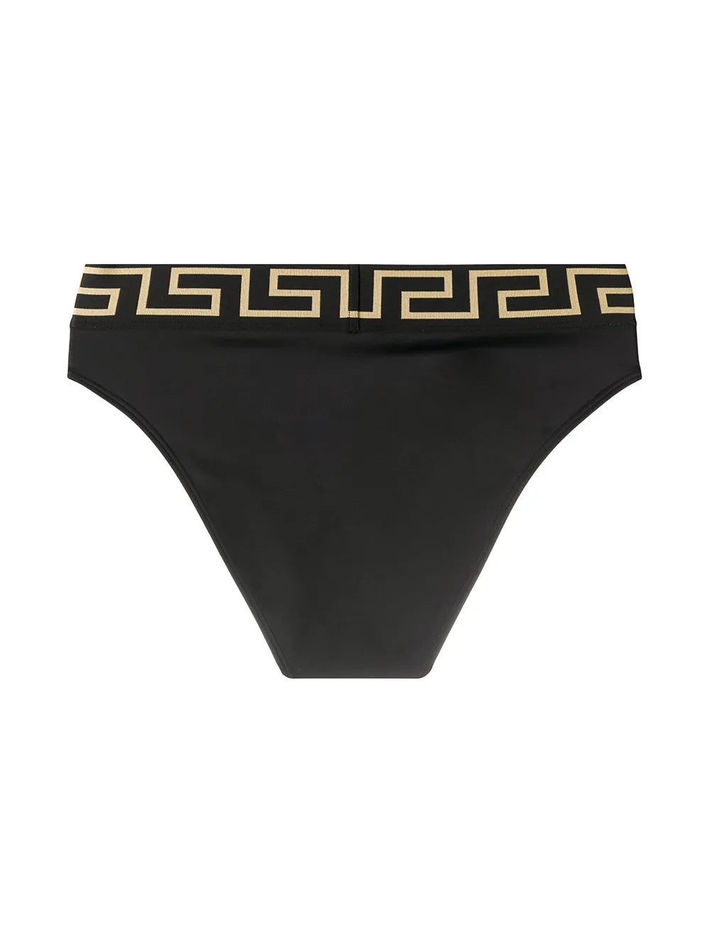 Versace bikini bottoms, luxury swimwear, black bikini, women's swimwear, designer swimwear
