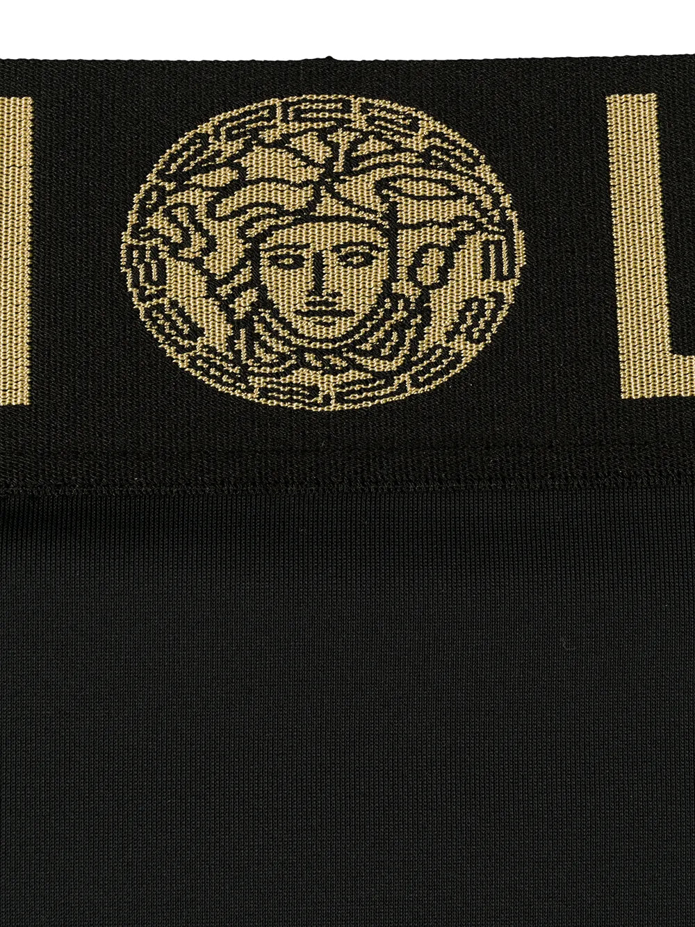 Versace bikini bottoms, luxury swimwear, black bikini, women's swimwear, designer swimwear