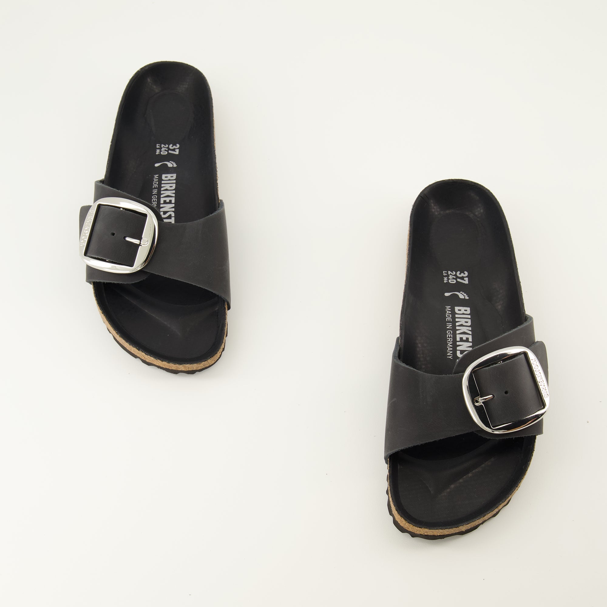 Birkenstock sandals, Madrid Big Buckle, oiled leather footwear, comfortable sandals, adjustable strap sandals