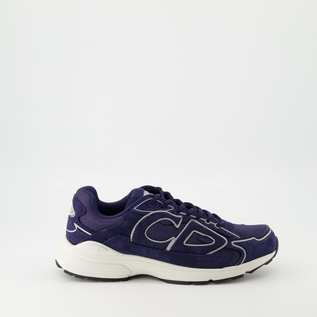 Dior Baskets B30, navy sneakers, luxury footwear, designer sneakers, technical fabric shoes