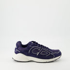 Dior Baskets B30, navy sneakers, luxury footwear, designer sneakers, technical fabric shoes