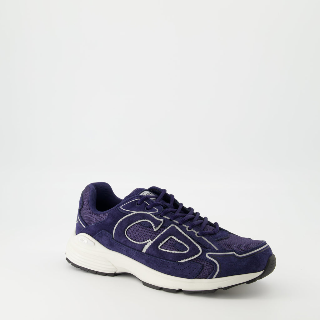 Dior Baskets B30, navy sneakers, luxury footwear, designer sneakers, technical fabric shoes