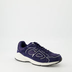 Dior Baskets B30, navy sneakers, luxury footwear, designer sneakers, technical fabric shoes