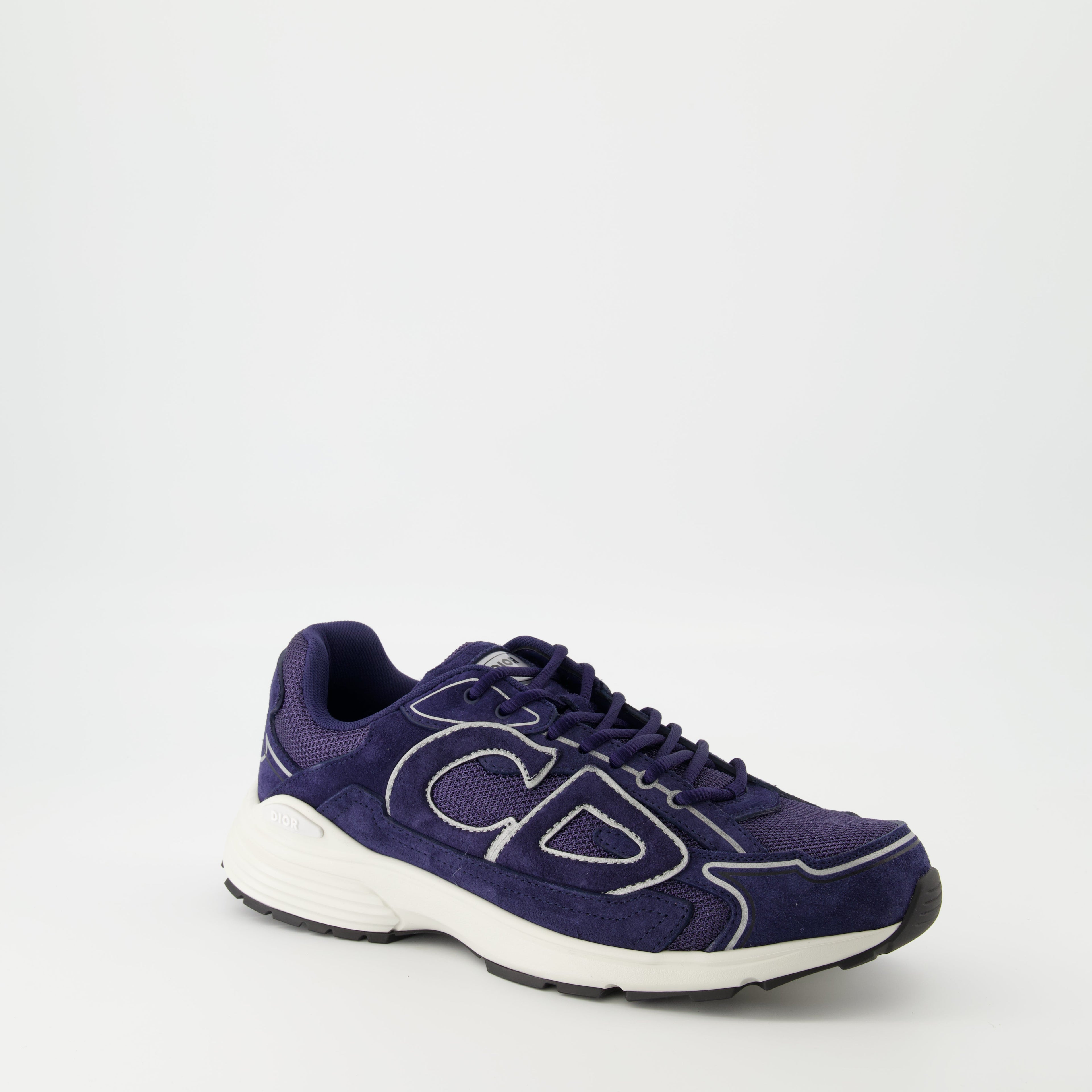 Dior Baskets B30, navy sneakers, luxury footwear, designer sneakers, technical fabric shoes