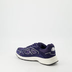 Dior Baskets B30, navy sneakers, luxury footwear, designer sneakers, technical fabric shoes