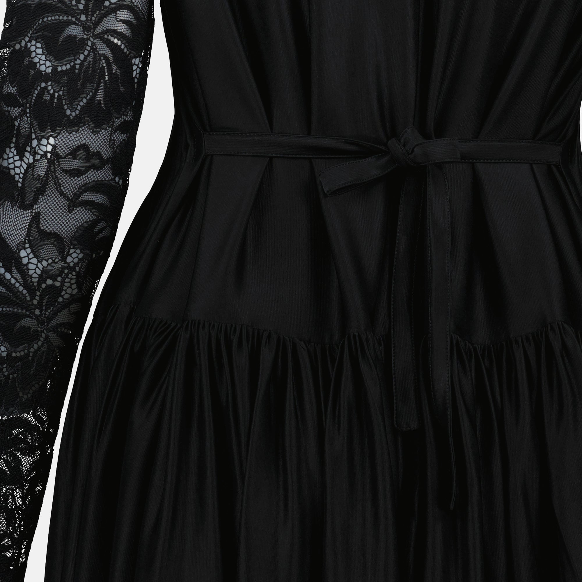 black lace dress, Rabanne dress, short dress, fall winter fashion, elegant womenswear