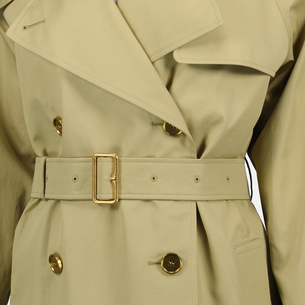 Imagen del abrigo tipo trench Castleford de Burberry para mujeres - Temporada Otoño-Invierno 2025 - Vista de Detalle 2