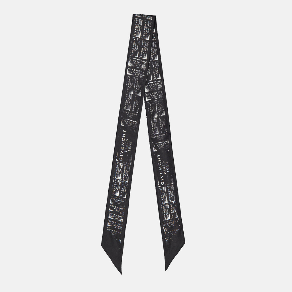 Givenchy headband, silk accessories, luxury headwear, black silk headband, designer headbands