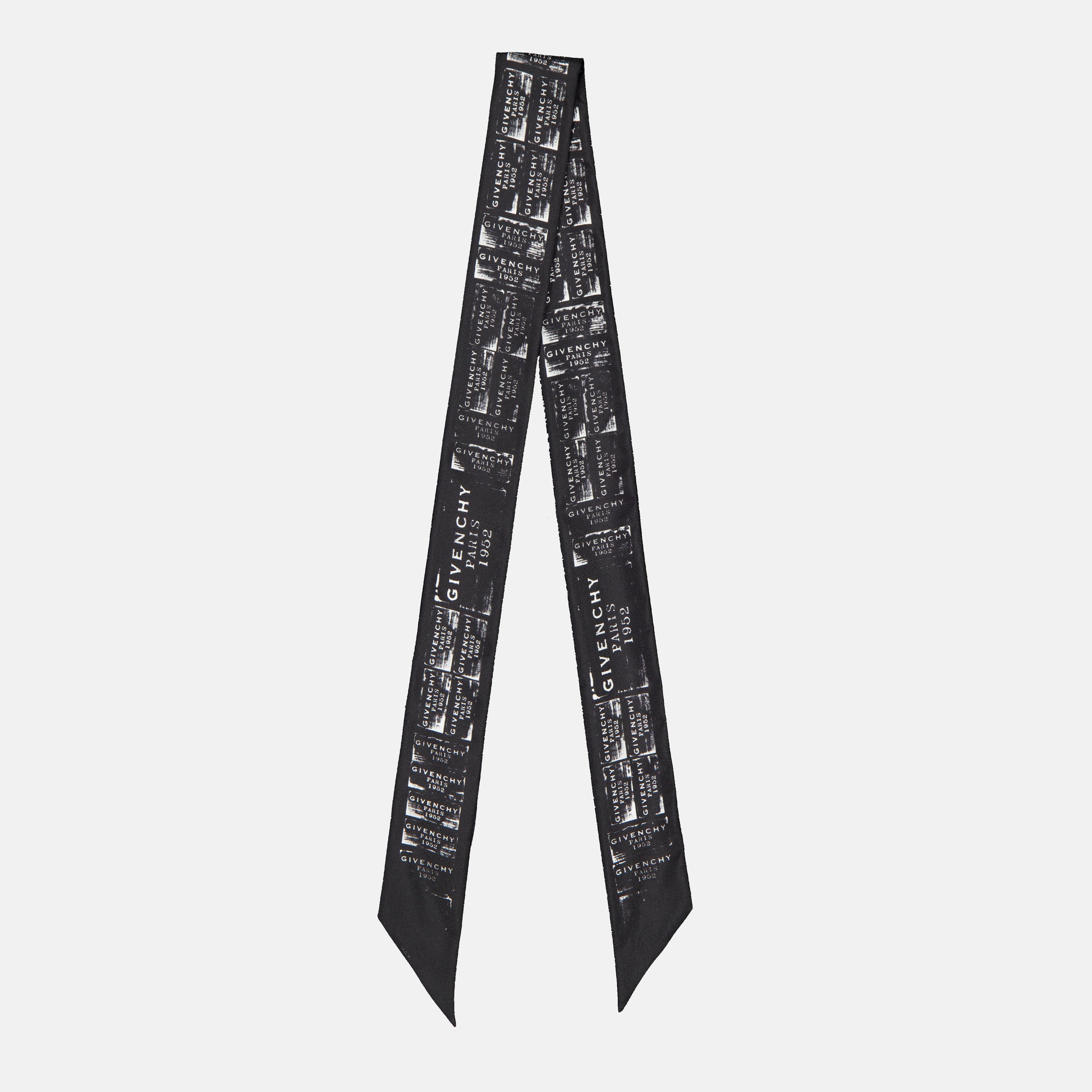 Givenchy headband, silk accessories, luxury headwear, black silk headband, designer headbands