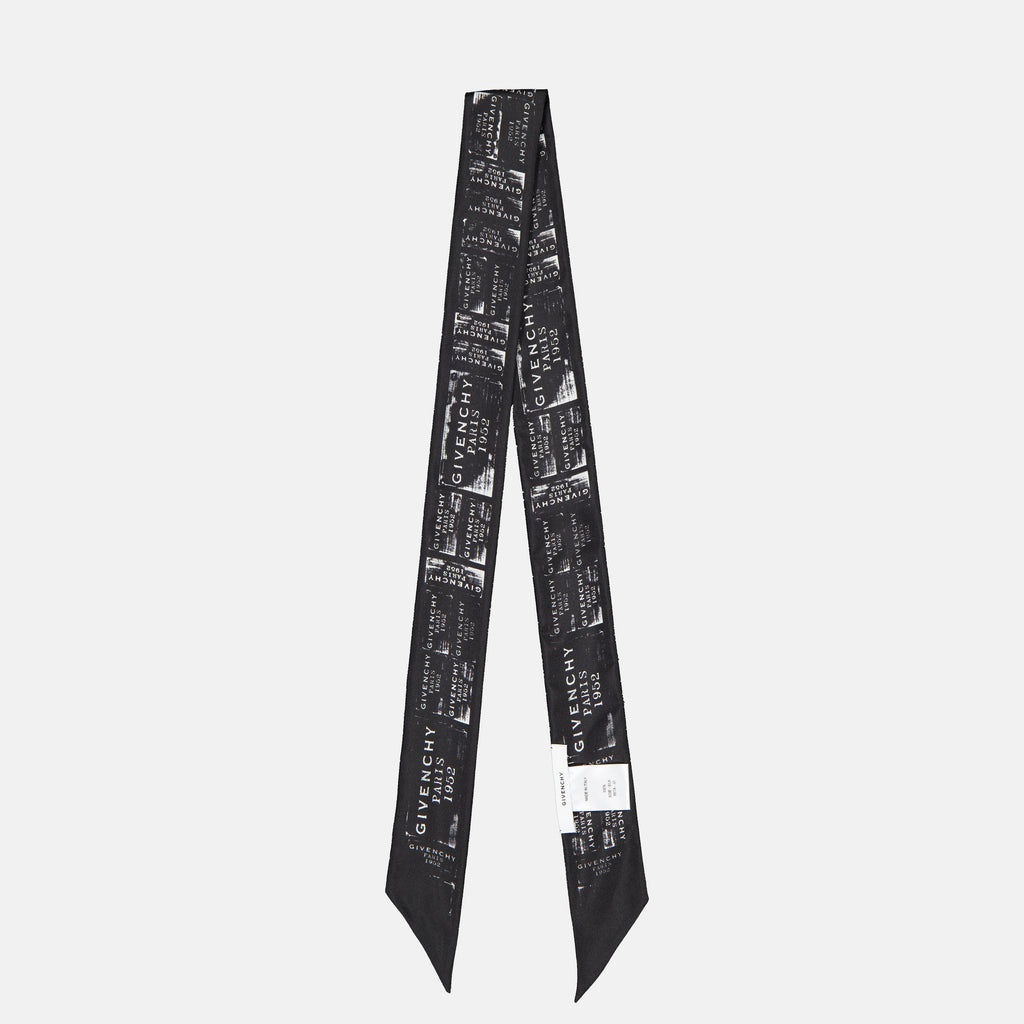 Givenchy headband, silk accessories, luxury headwear, black silk headband, designer headbands