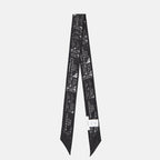 Givenchy headband, silk accessories, luxury headwear, black silk headband, designer headbands