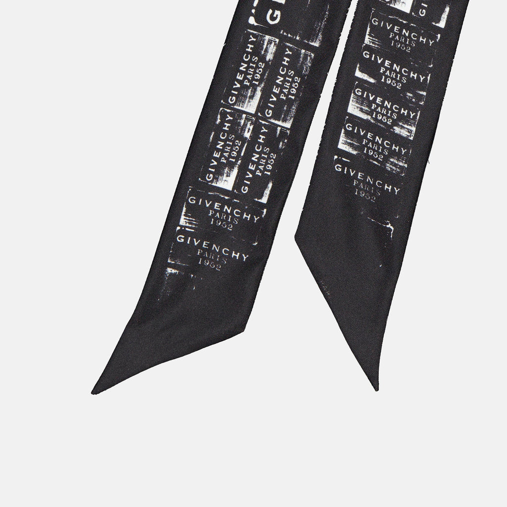 Givenchy headband, silk accessories, luxury headwear, black silk headband, designer headbands