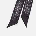 Givenchy headband, silk accessories, luxury headwear, black silk headband, designer headbands