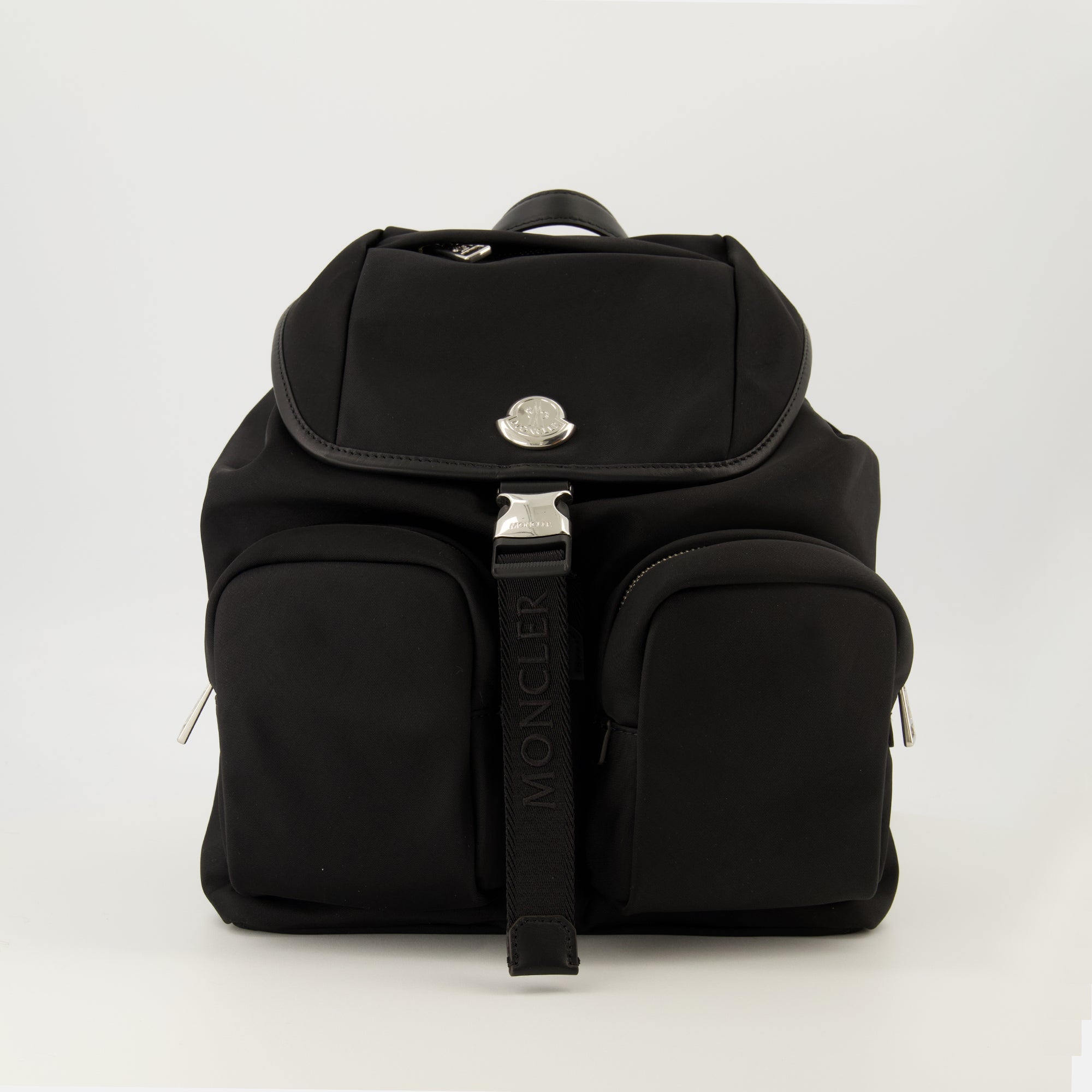 Moncler backpack, waterproof nylon bag, adjustable straps backpack, stylish backpack, New Trick backpack