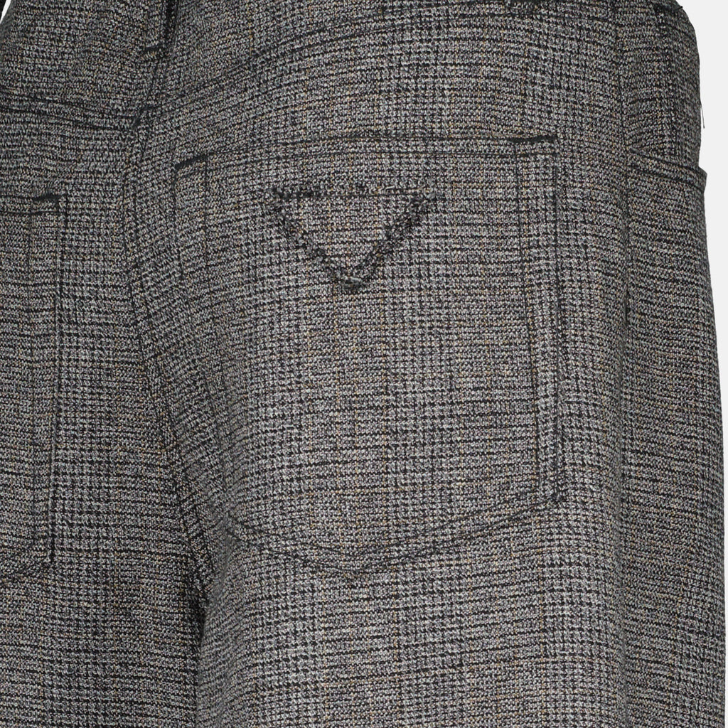 Pantaloni Grigi a Scacchi