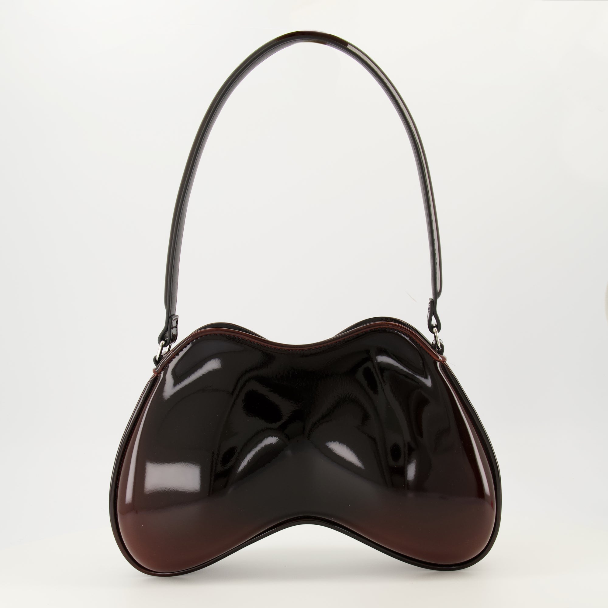 Diesel bag, bordeaux handbag, Double-D bag, polyurethane purse, women's accessories