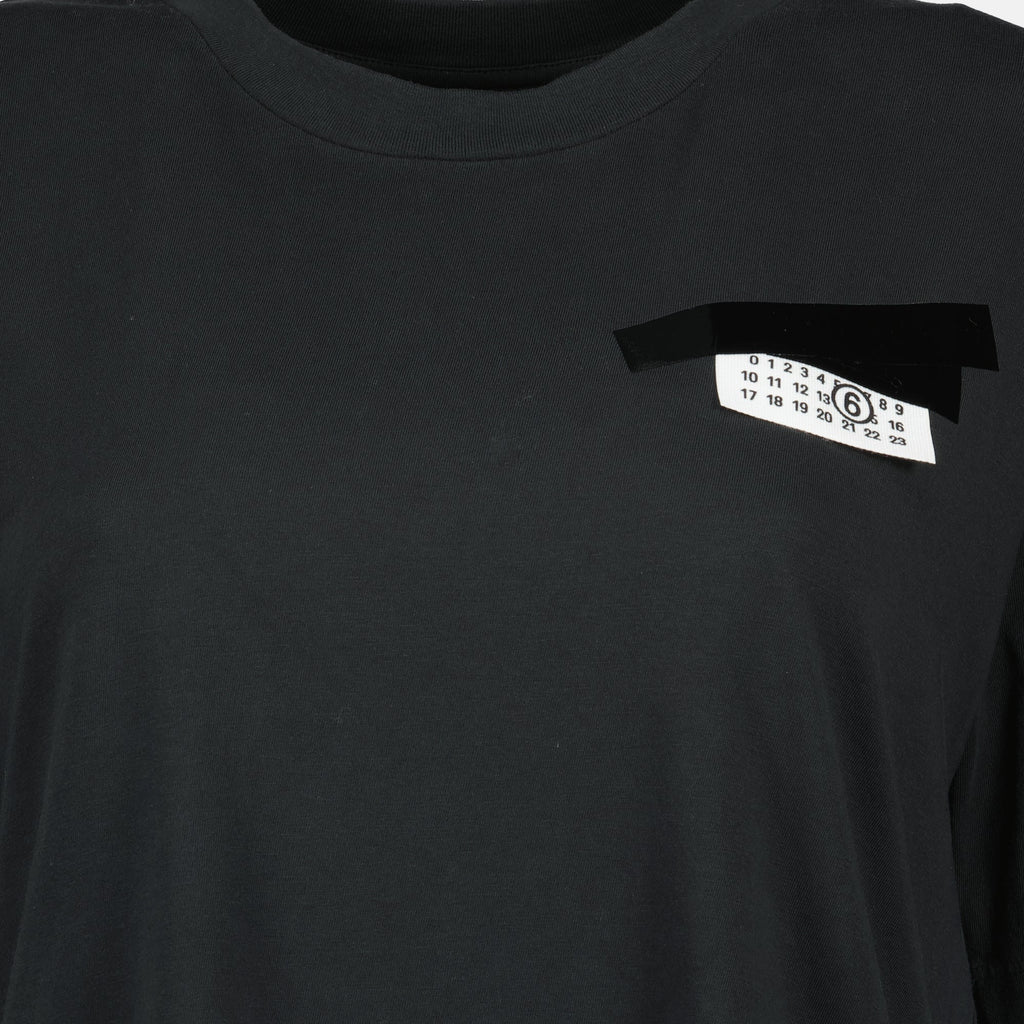 Bild des Adhesive Band T-Shirts von Mm6 für Frauen - Saison Herbst-Winter 2025 - Produktdetailansicht 3