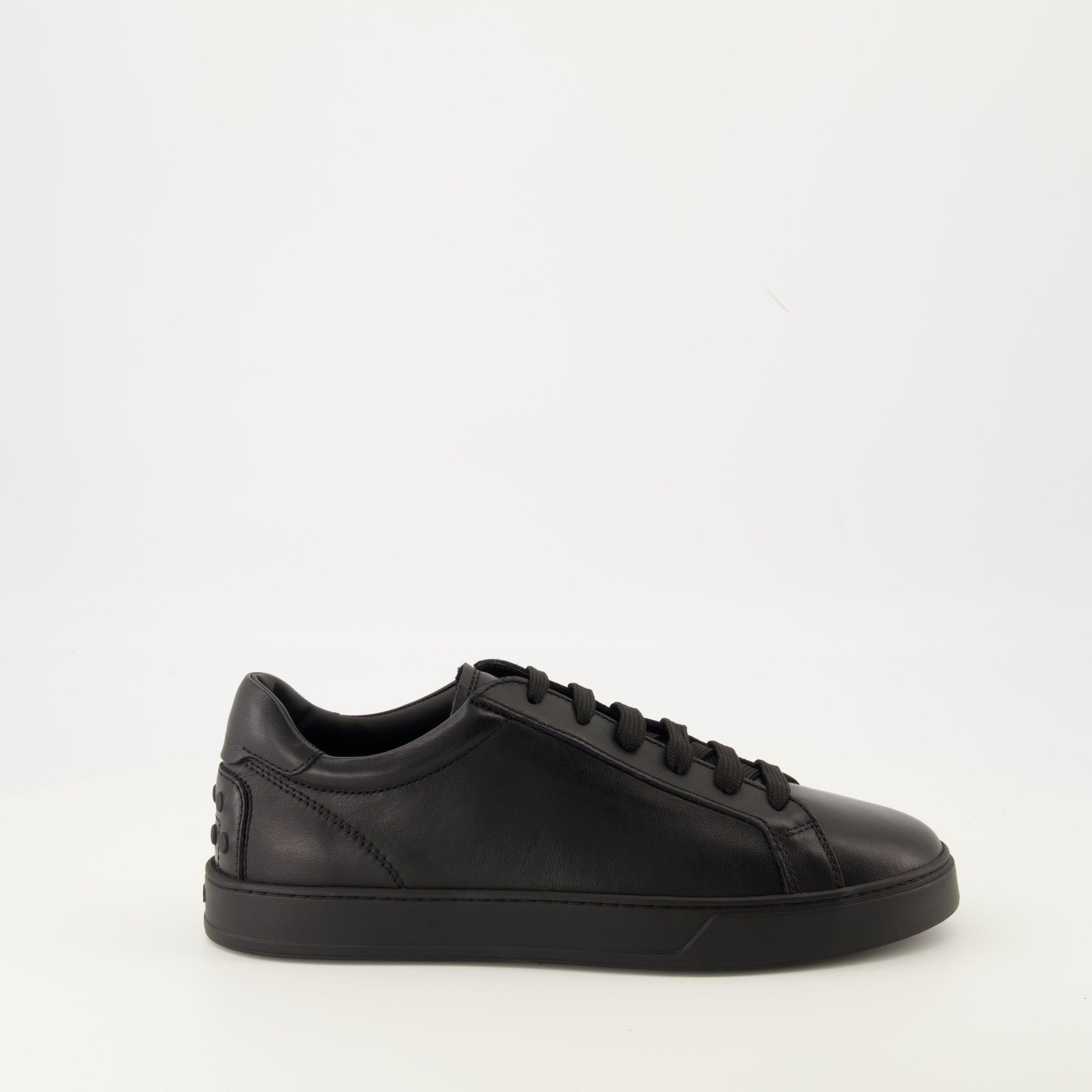 black leather sneakers tods men 15545372868988