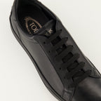 black leather sneakers tods men 15545372868988