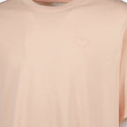 Bild des T-Shirts Logo Rose Clair von Ami PARIS für Unisex - Saison Herbst-Winter 2025 - Produktdetailansicht 3