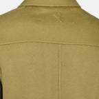 Ami Paris jacket, wool and cashmere outerwear, kaki jacket, Autumn-Winter 2025, men's premium jacket