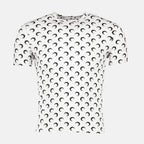 Image of Moon Print Jersey Top by Marine Serre for Unisex - Season Autumn-Winter 2025 - Front View