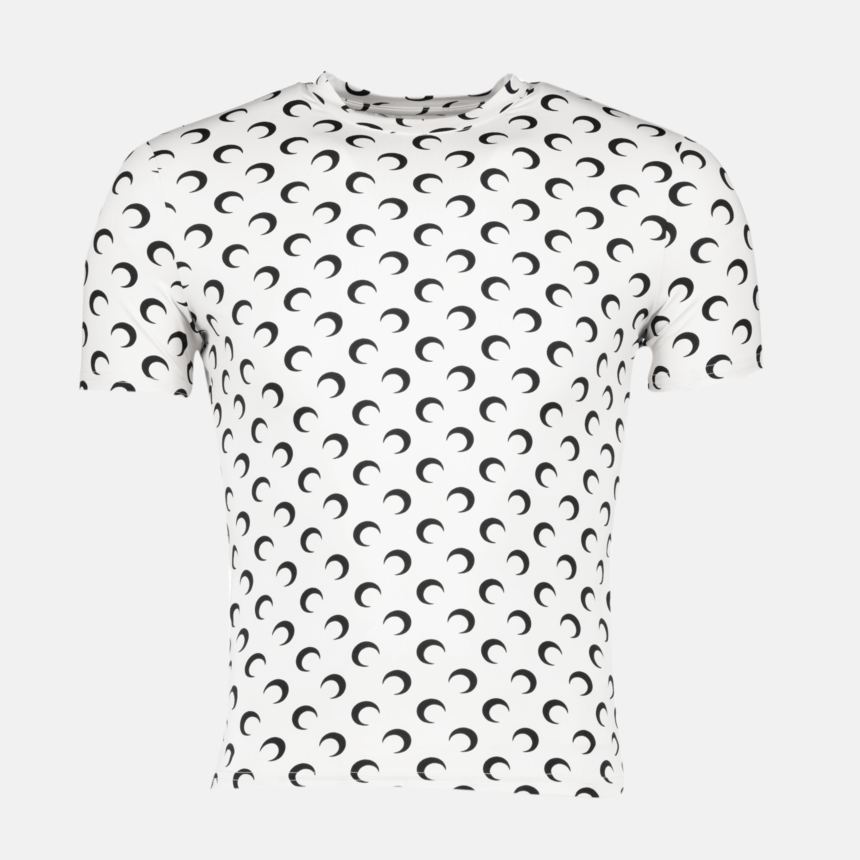 moon print top, marine serre shirt, unisex fashion, autumn winter collection, polyamide elastane