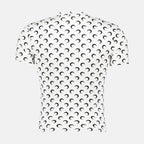 Image of Moon Print Jersey Top by Marine Serre for Unisex - Season Autumn-Winter 2025 - Back View