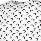 Image of Moon Print Jersey Top by Marine Serre for Unisex - Season Autumn-Winter 2025 - Detail View 2