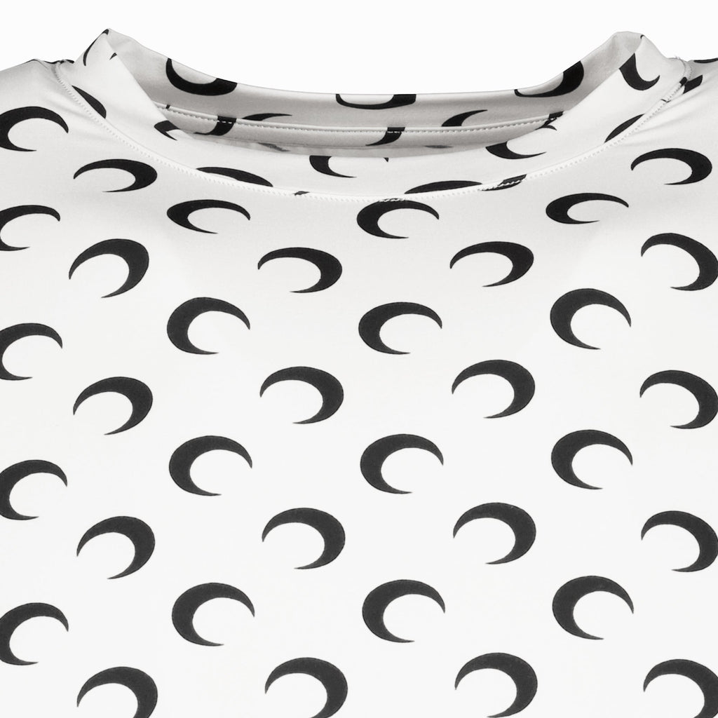 moon print top, marine serre shirt, unisex fashion, autumn winter collection, polyamide elastane