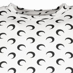 Image of Moon Print Jersey Top by Marine Serre for Unisex - Season Autumn-Winter 2025 - Detail View 1