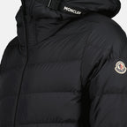 Image of Laveraet Black Down Jacket by Moncler for Men - Season Autumn-Winter 2025 - Detail View 2