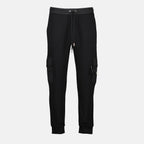 Image of Black Jogging Pants by Moncler for Men - Season Autumn-Winter 2025 - Front View
