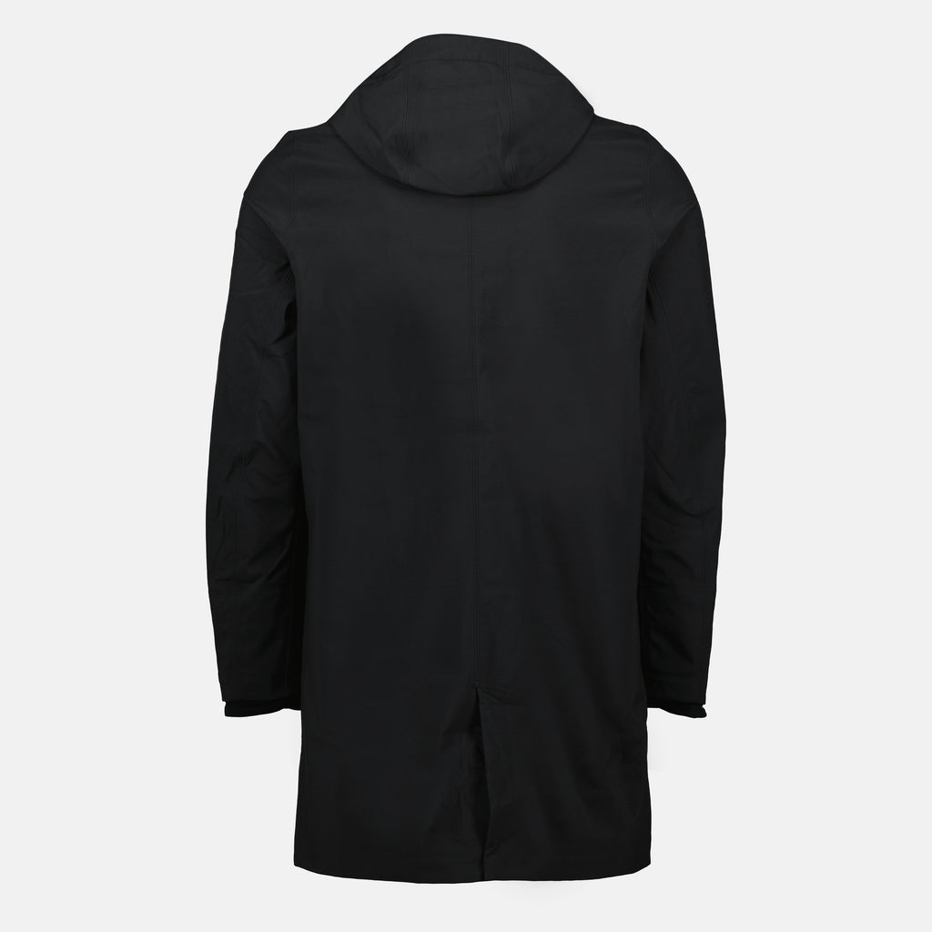 K-Way parka, long black parka, waterproof outerwear, PrimaLoft insulation, Autumn-Winter collection