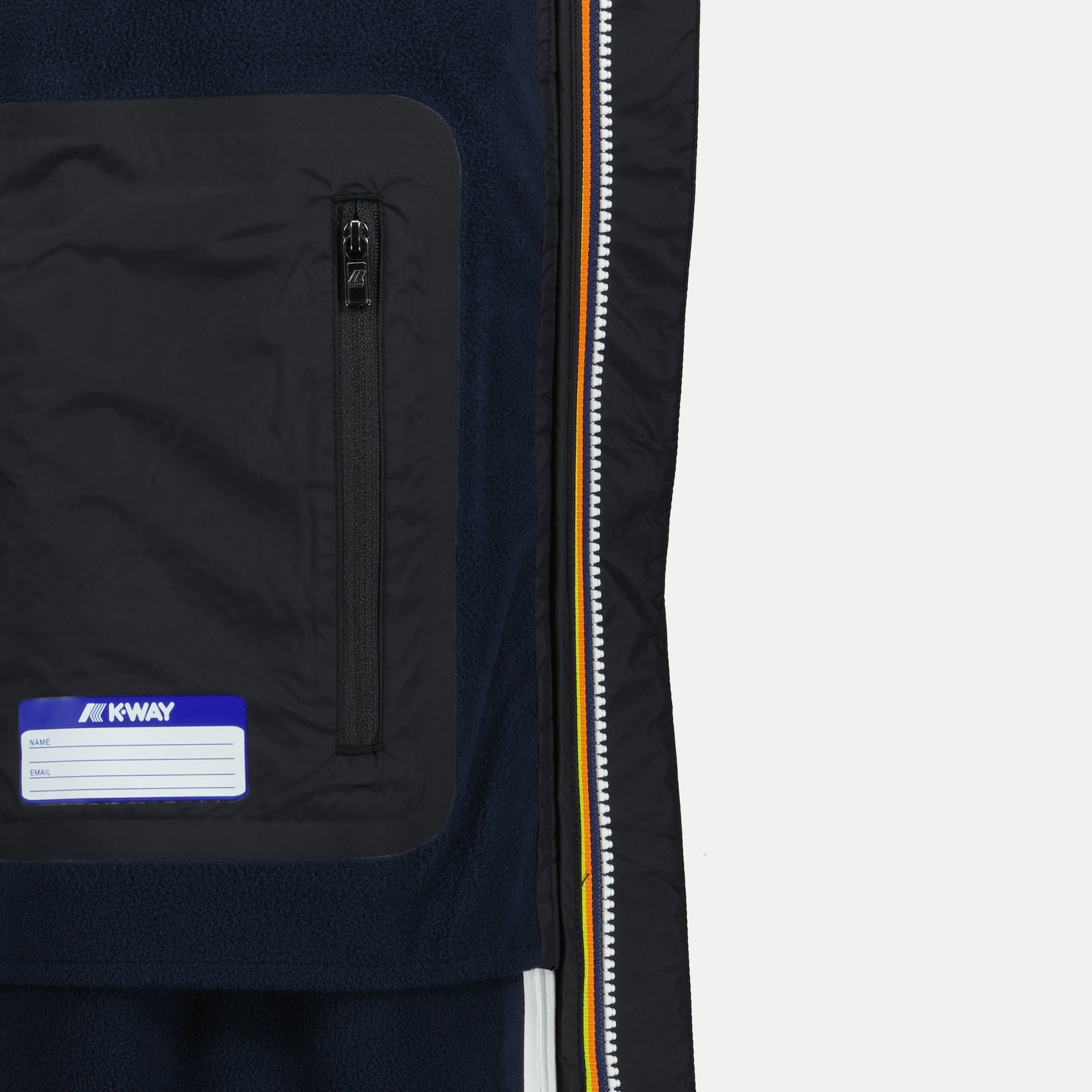 K-Way parka, long black parka, waterproof outerwear, PrimaLoft insulation, Autumn-Winter collection