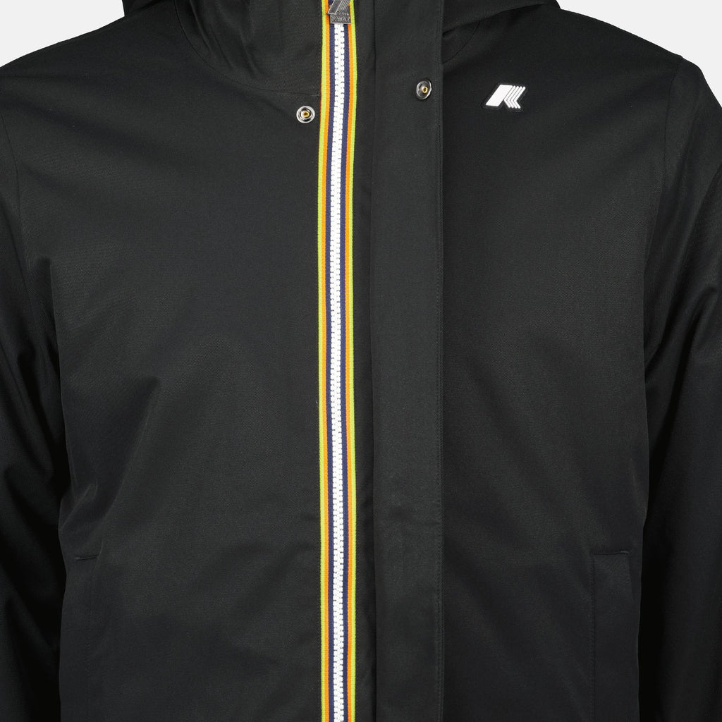 K-Way jacket, waterproof outerwear, PrimaLoft insulation, short jacket, men's fashion